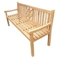 thumbnail image 3 of Teak Wood Arizona Outdoor Patio Bench, 6 Foot, 3 of 4