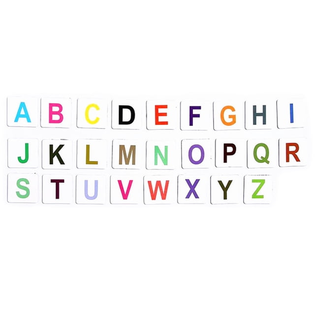 26PCS Alphabet Magnet Uppercase Lowercase Magnetic Letter Educational Magnet