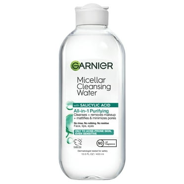 Garnier SkinActive Micellar Cleansing Water, All-in-1, Salicylic Acid, 13.5 fl oz