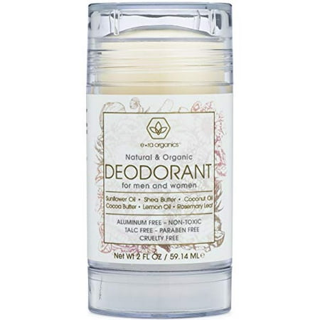 Aluminum Free Deodorant for Men & Women - Non-Toxic Natural & Organic Formula With Coconut Oil, Shea Butter, Rosemary, Ginger Root & More for Healthier, Softer