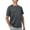 Dark Gray, variant on Mens Quick Dry Fit Mositure Wicking Athletic Performance Tee Shirt, Crewneck Outdoor Activewear Tops, Black, XL