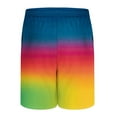 thumbnail image 5 of Mens Swim Trunks with Compression Liner Fashion Print Shorts Elastic Waist Drawstring Beach Shorts, 5 of 7