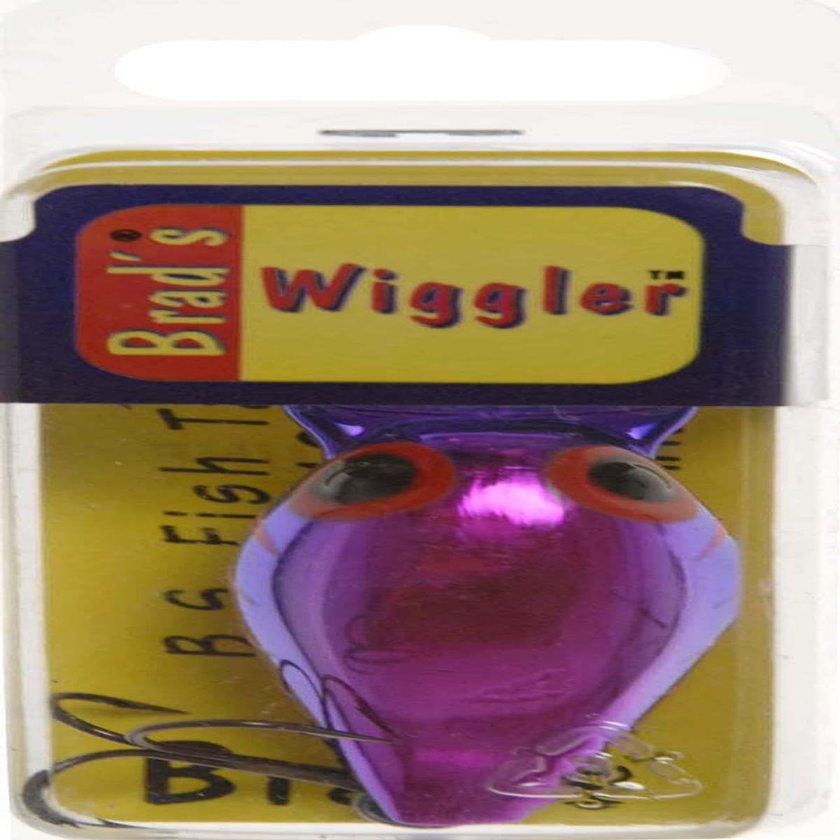 Brad's Wee Wiggler Silver/Black Red Belly: Crankbait Affondante Per La Pesca Al Bass