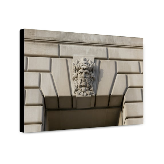 Canvas Print: Exterior Bas-Relief, Epa East And West, Located On 12th And