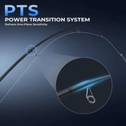 KastKing Casting Spinning Fishing Rods,Travel Rod with Titanium Solid Tip, Power Transition System-Megatron Titanium Telescopic Rod