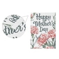 thumbnail image 2 of Happy Mother's Day Carnation Flowers Garden Flag 12"x18" Double-Sided Yard Flags for Outside Outdoor All Seasonal Decoration, 2 of 6