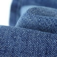 thumbnail image 6 of KIDSCOOL SPACE Little Girls Wide-leg Denim Pants, 5-14T Loose Elastic Waist with String Flared Jeans Bottoms,Mid Blue,4-5 Years, 6 of 6