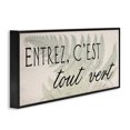 thumbnail image 2 of Stupell Industries Farmhouse French It's All Green Black Framed Giclee Art, 24 x 10, by Lil' Rue, 2 of 7