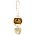 thumbnail image 1 of Fresh Pumpkin Picture Nature Photograph Car Keychain Angel Wing Pendant, 1 of 4