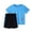 Z01-01Blue, variant on TBWNWG Boys Outfits Set - Kids Toddler Baby Unisex Short Sleeve Sports T-shirt Shorts Summer Clothing Ensemble for Outdoor and Casual Play,Size 5-6 Years