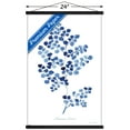 thumbnail image 3 of Jean Plout - Indigo Botanical Adiantum Assimle Wall Poster with Magnetic Frame, 22.375" x 34", 3 of 6