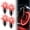 Red, variant on 4 Pcs LED Tire Valve Stem Cap Lights,Glow in The Dark Tire Valve Caps, Cool Car Decoration Accessories, Cool Modify Neon Valve Wheel Light Assemble
