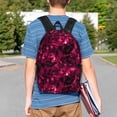 thumbnail image 4 of Disketp Burgundy Tie Dye Mochila Escolar de 15 Pulgadas, Mochila Ligera para Estudiantes, Viajes y Trabajo, Cómoda y Resistente para el Uso Diario, 4 of 6