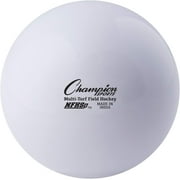 Champion Sports unisex adult Field Hockey Ball, White, Pack of 12, 2.75 D