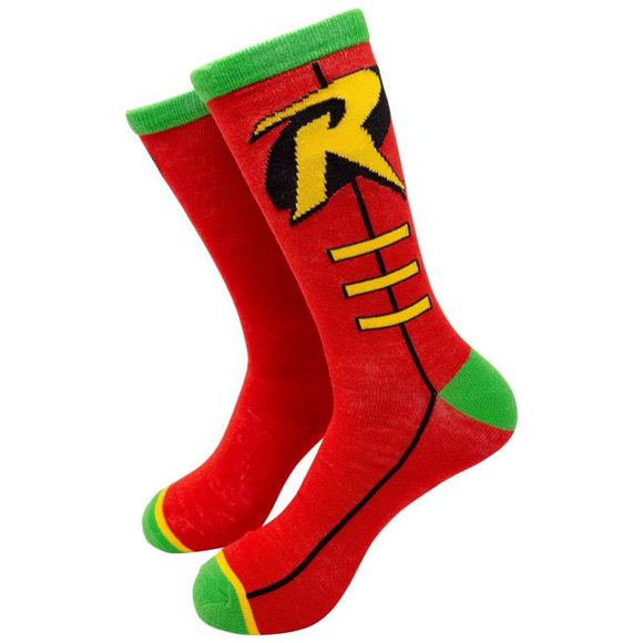 Robin 112507 Robin Symbol Costume Crew Socks