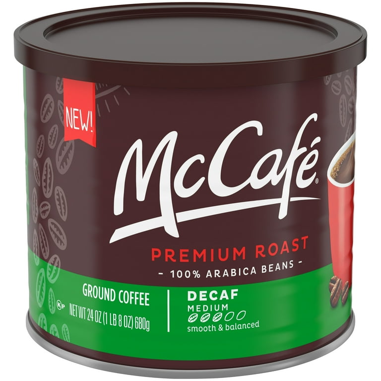 Ground Coffee, Premium Roast Decaf, 24 oz Can Ground Coffee, Premium Roast Decaf, 24 oz Can