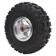 thumbnail image 1 of 4 Inch Replacement Tire, 6PR High Stability Sturdy Easy Installation Pressure Resistant ATV Tire 4.10-4  for DIY Go Kart, 1 of 7