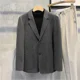 thumbnail image 5 of Chaqueta de un solo pecho para hombre, trajes y blazers de tweed chinos para hombre, abrigos, ropa de primavera, ropa original de alta calidad, nueva, 5 of 5