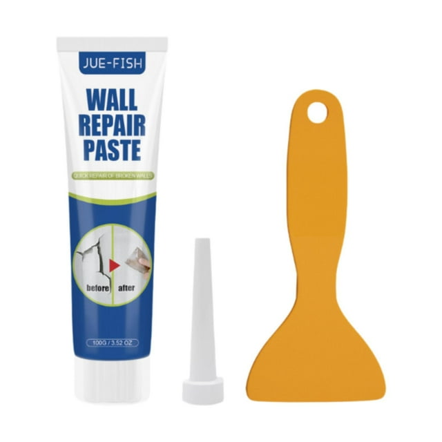 reparador de paredes,Kit de reparación de paneles de yeso con de secado rápido, reparador de paredes Relleno de orificios en la superficie de la pared Hogar,Reparación