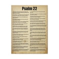 thumbnail image 2 of Scripture Walls Psalm 22 God's Help Bible Chapter Canvas Christian Wall Art Ready to Hang Unframed, 2 of 13
