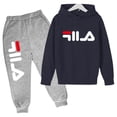 thumbnail image 3 of Conjuntos de ropa deportiva para niños de 3 a 14 años, con capucha y pantalones, 2 piezas, tendencia de otoño y primavera, 3 of 5