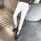 thumbnail image 2 of Pantalones de traje recto para hombre Pantalones drapeados fluidos para hombre Blanco Clásico Nuevo en reseñas de ropa de estilo coreano Muchos diseñadores elegantes, 2 of 5