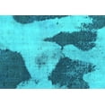 thumbnail image 1 of Ahgly Company Indoor Rectangle Persian Turquoise Blue Bohemian Area Rugs, 8' x 12', 1 of 4