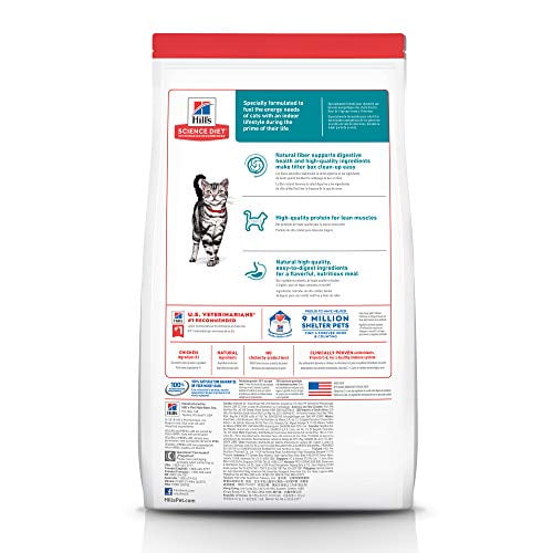 Hill s Science Diet Adult Indoor Dry Cat Food Chicken Recipe 3.5 lb Bag Walmart