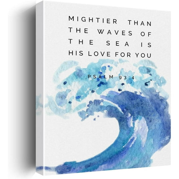 Inspirational Christian Canvas Wall Art Farmhouse Decor Positive Scripture Canvas Prints Religious Wall Decor Bible Verse Framed Artwork Pictures Paintings for Bedroom Bathroom Girl Room Decor