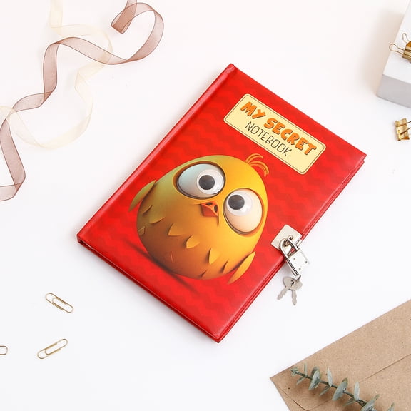 Archies Birdie Theme Googli Eyes Lock Notebook