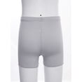 thumbnail image 5 of iixpin Kids Girls 3 Pack Ice Silk Shorts Dance Bike Shorts Gymnastics Yoga Athletic Bottom Safety Shorts Under Dress Gray 7-8, 5 of 7