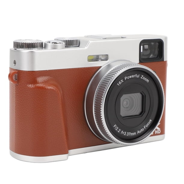Cámara Digital 4K para Fotografía, Cámara de Vlogging Retro Confocque Autico de 48MP para YouTube, Cámara de Vije Compacta Con Pantalla de 2,8 "Con Antivibración.