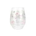 thumbnail image 2 of Hometrends, Floral Stemless Wine Glass, 19 oz, 1 piece, 2 of 5