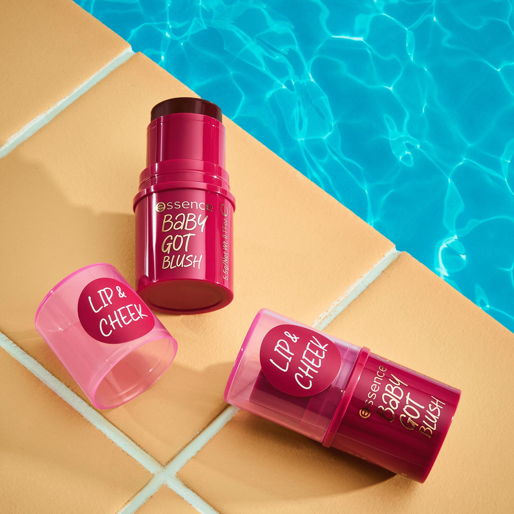 essence Baby Got Blush Stick, Lip & Cheek,  50 Cherry Cherry Baby