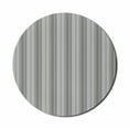 thumbnail image 1 of Geometric Mouse Pad for Computers, Vintage Theme Abstract Illustration Retro Stripes in Greyscale Geometric Art, Round Non-Slip Thick Rubber Modern Gaming Mousepad, 8" Round, Multicolor, by Ambesonne, 1 of 2