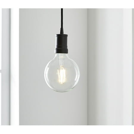 

Better Homes&Gardens 1 Light Pendant Matte Black G40 Bulb Included