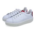 thumbnail image 5 of Victoria Girls Casual Leather Shoes, White \ Red Star,11.5 M US, 5 of 7