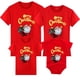 thumbnail image 5 of Conjuntos de ropa a juego para la familia, madre, padre, hija, hijo, niños, ropa de manga corta con ciervos navideños, camiseta, 5 of 5