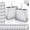 Silver, variant on 48 Pcs Gold Reusable Gift Bag with Handle 12.2 x 4.72 x 11.02 Inch Wedding Reusable Grocery Tote Gift Bag Bulk Non Woven Bridesmaid Goodie Bags for Wedding Baby Shower Birthday Party Favor