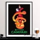 thumbnail image 5 of Pósteres de arte de comida y bebida vintage, cerveza, amargo, Campari, vino francés, cuadros en lienzo, impresiones de pared para bar, decoración del hogar, 5 of 5