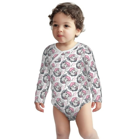 

Fotbe Poodle Dog Pattern Unisex-baby Long-sleeve Bodysuit Long Sleeve Bodysuits One-piece 100% Organic Cotton for Infant Baby Boys Unisex-3 Months