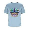 thumbnail image 4 of Tops para hombre, blusas y camisas de manga corta con cuello redondo para hombre, camisetas casuales con estampado de moda para hombre, blusa de manga corta, blusa de poliéster para hombre., 4 of 5