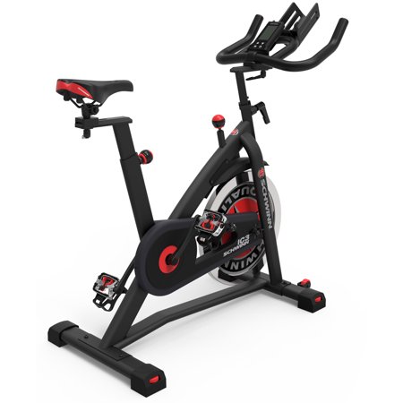 Schwinn 100718 IC3 Indoor Cycling Bike with Tablet Holder Bundle with Deco Essentials 32 oz Leakproof BPA Free Water Bottle, Workout Sport Towel and Deco Gear Wireless Sport Earbuds