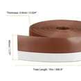 thumbnail image 2 of REGALWOVEN Weather Stripping Door Seal for Draft Stopper Adhesive Tape Window Length House Brown 45mm, 2 of 7