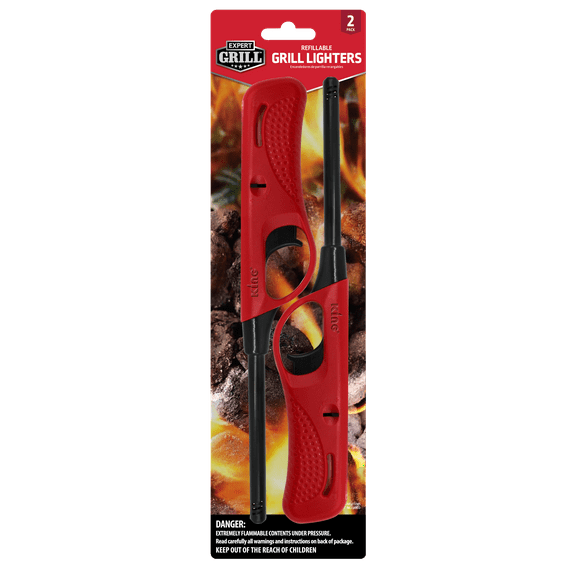 Expert Grill Refillable Grill Lighter, 2-Pack