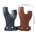 thumbnail image 4 of Yuarrent Herramienta de caza, protector de mano ajustable, práctica de tiro, guantes protectores de cuero portátiles, equipo lavable para exteriores, Ropa Deportiva, Zapatos Rojo marrón Yuarrent OD028944-02, 4 of 6