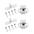 thumbnail image 4 of MYG pour Bantam Clips de Porte Armoire Perles Tactiles Type Carte Loquets Magnétiques Double Rouleau Matériel Auto-Fermant pour Tiroirs Réduction de Bruit Blanc Zinc 2 Pcs, 4 of 10