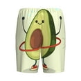 thumbnail image 4 of Picia Avocado1 Pajama Shorts for Men, Men's Pajama Bottoms, Sleepwear,Short Pajama Pants-Small, 4 of 9