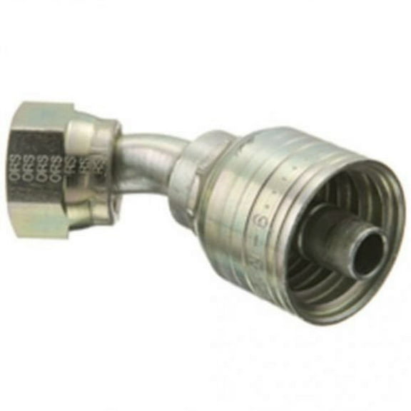 Eaton Weatherhead 04Z-L64 Hydraulic Fitting #4 Female For-Seal Swivel 45° Elbow 9/16" -18