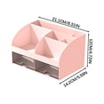 thumbnail image 2 of Gnmfd Office Desktop Storage Box, Transparent Small Drawer Organizer, Multifunctional Desk Stationery and Miscellaneous Item Storage, Space-Saving Cabinet for School, Home, Office Desk, 2 of 2
